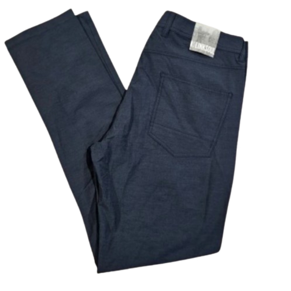 NWT Linksoul Mens 34Rx32 Navy Golf/dress Pant